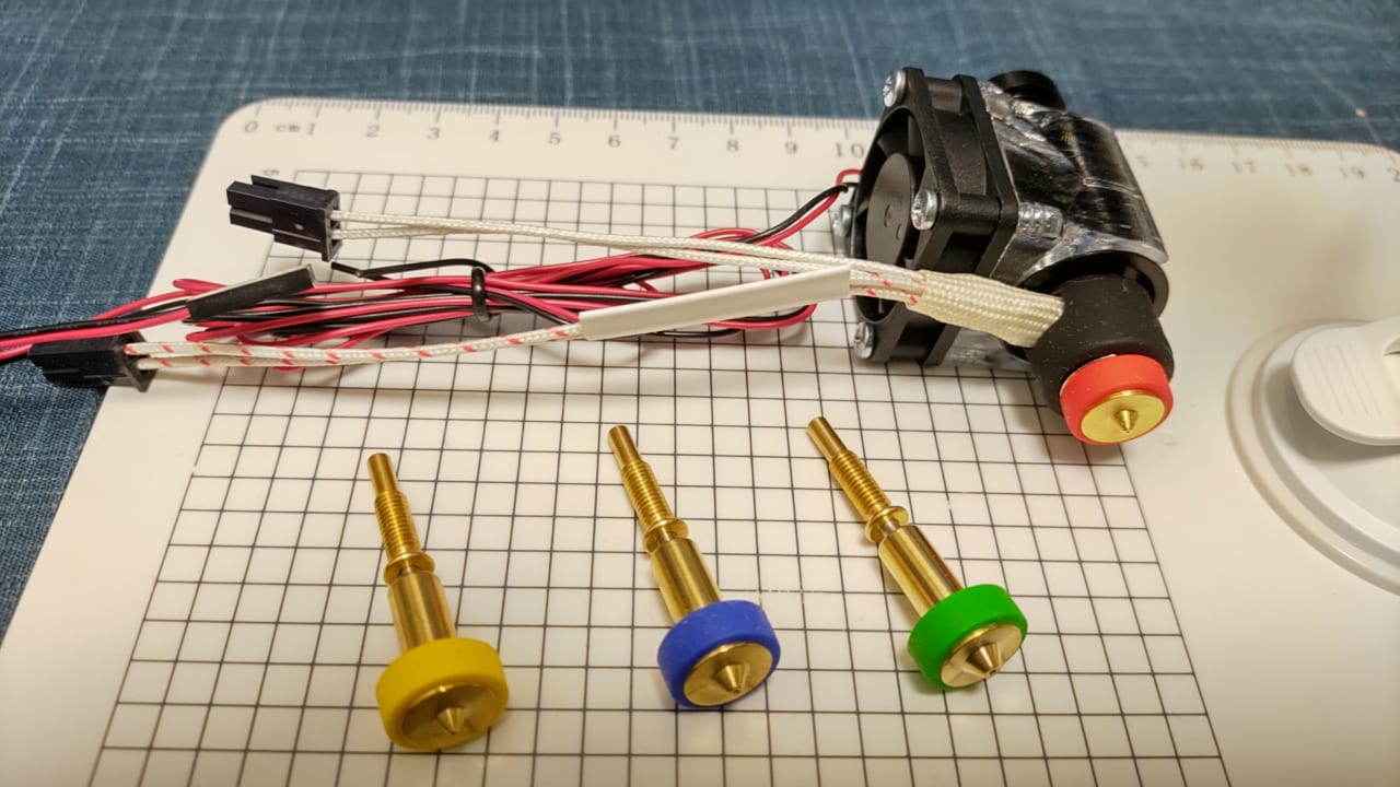 オリジナルPRUSA MK3S+未使用ビルドプレート付ホットエンド周り新品