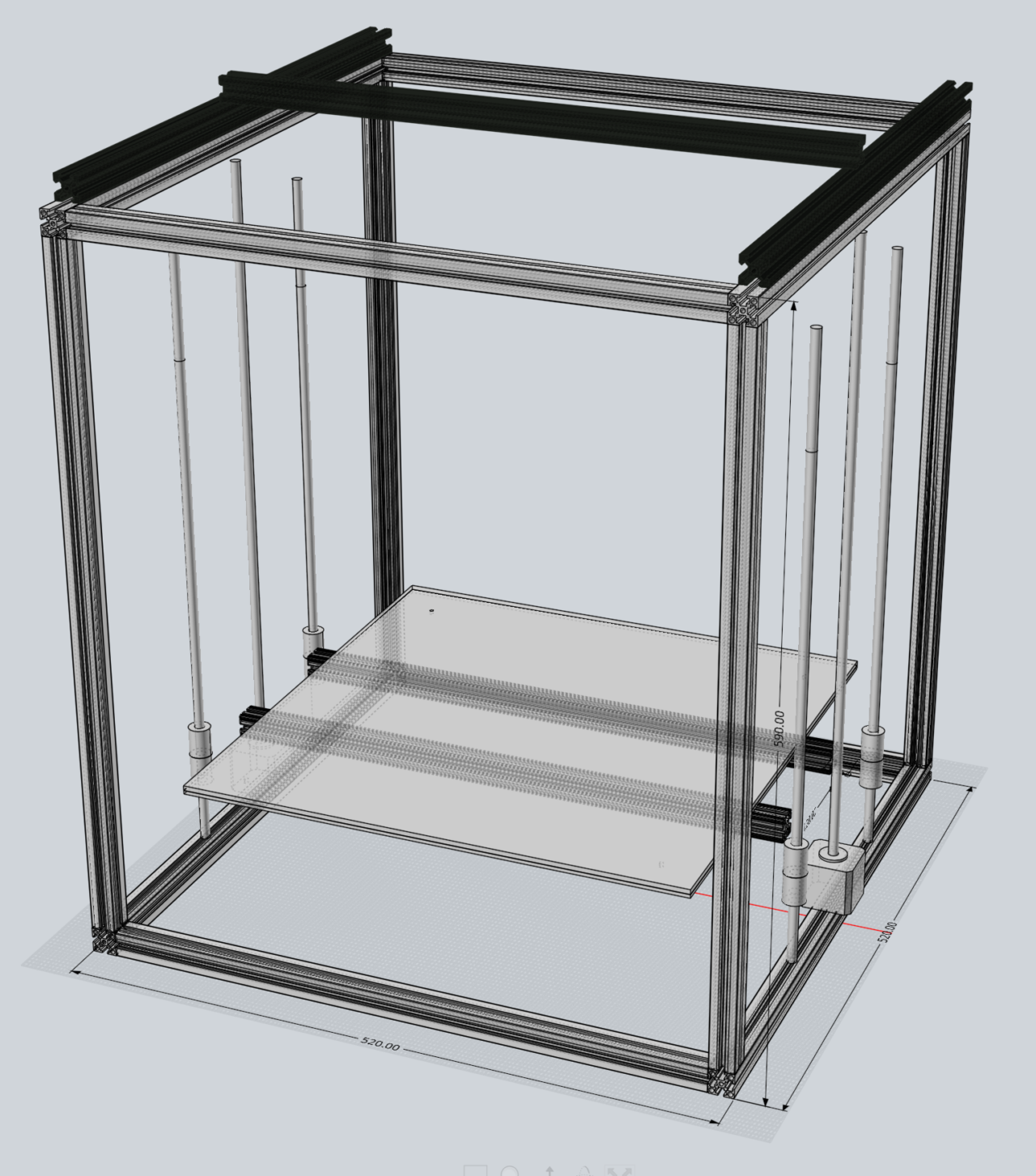 0から大きい造形サイズの3Dプリンターを自作してみる（その1