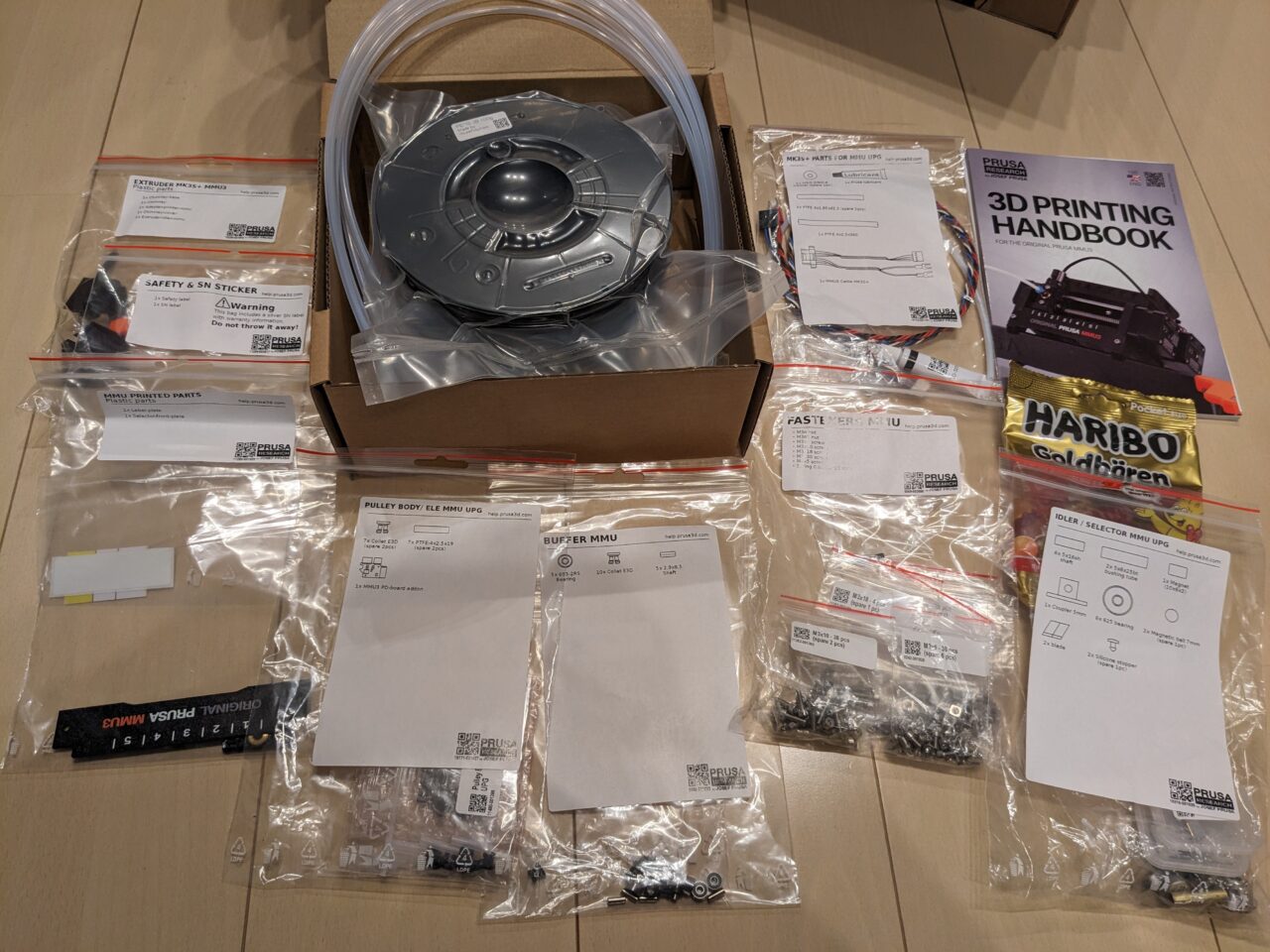 多色印刷 Original Prusa MMU3へのアップグレードキットと印刷レビュー